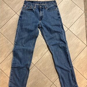 Levi's Men's Slim Jeans in Medium Blue Denim